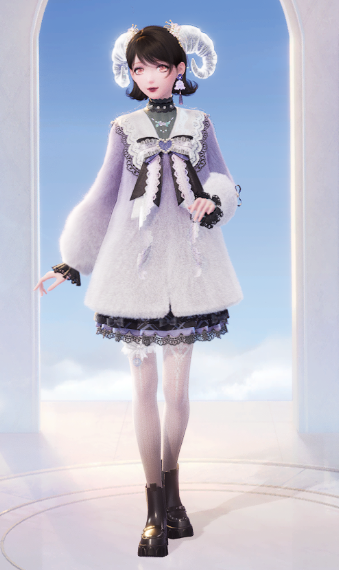 cute goat girl image