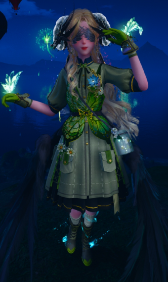 Aela Nikki Ability: Forest's Fluttering Outfit image