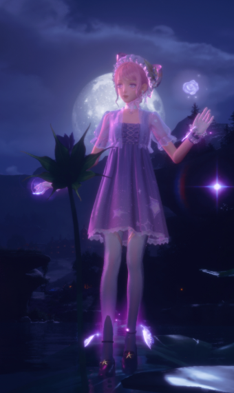 Purple bat gal image