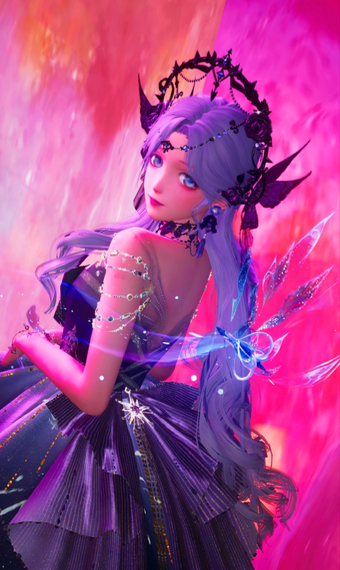 Purple Fireworks image