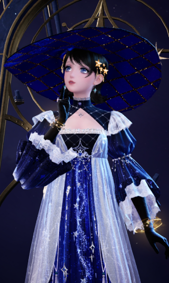 Stargazing Witch image