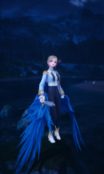 Blue image