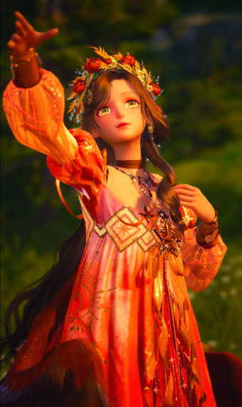 Autumnal Phoenix Goddess image