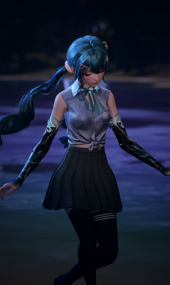 Miku cos image
