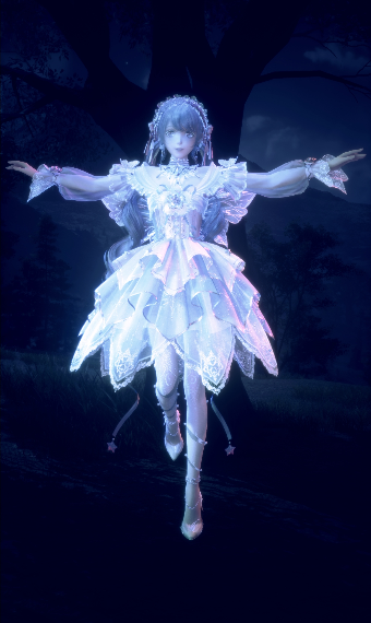 fluttering fairy: floating image