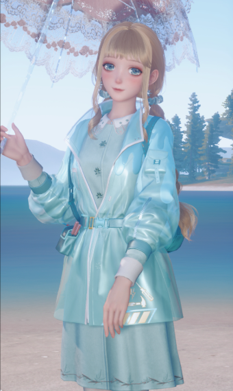 Weather girl image