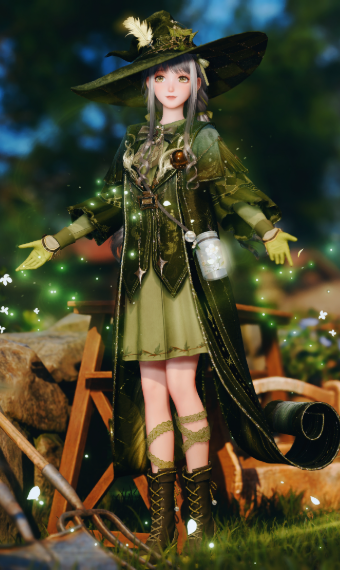 Garden witch image