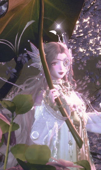 peach blossom mermaid image