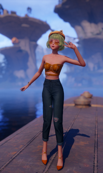 casual orange image