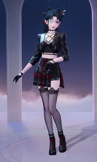 Sexy black-red image
