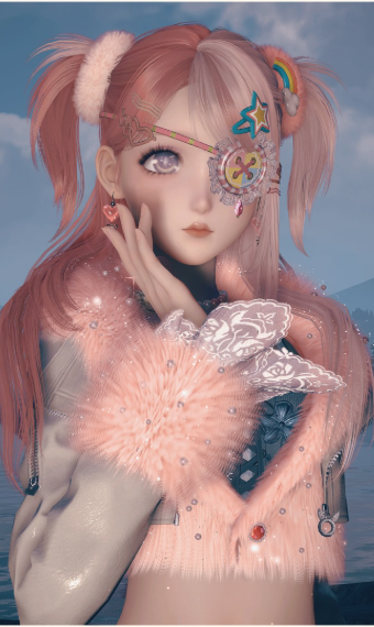 Fluffy Pink image