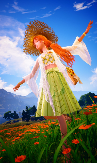 Blooming Marigolds image