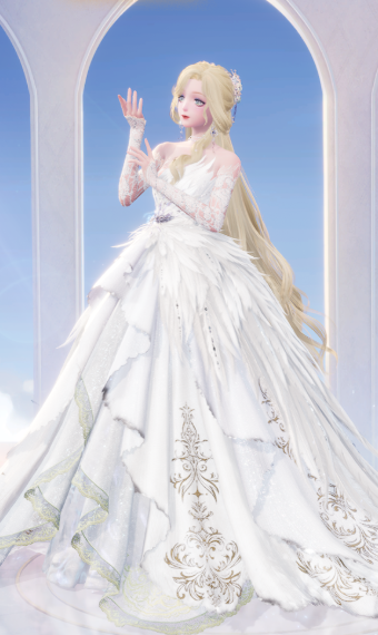 Feathered Bride image