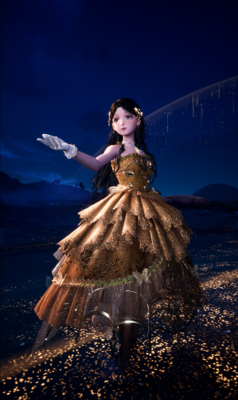 Golden glow image
