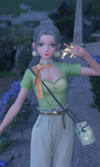 Green ruffles image