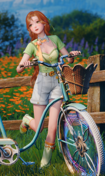 Lazy meadow cycle image