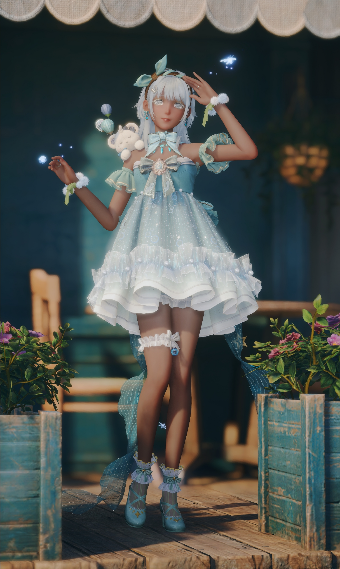 bubbly birthday blue image