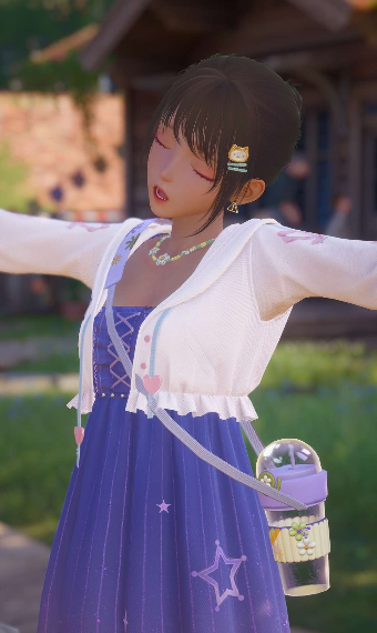 purple ootd image