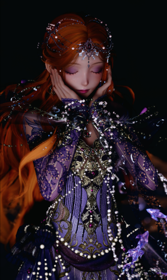 Purpearlescent image