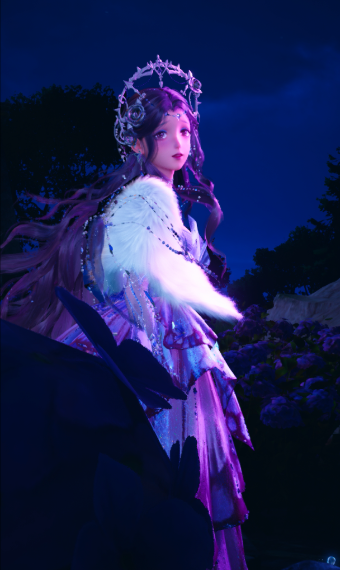 Lavender Butterfly image