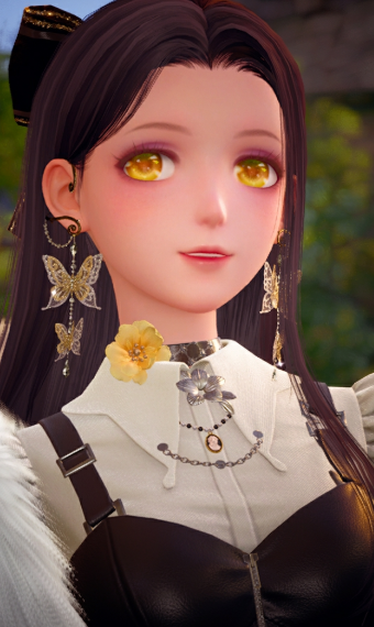 Black, White and Yellow image