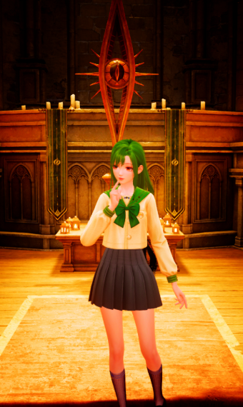C.C in school uniform (Code Geass) image