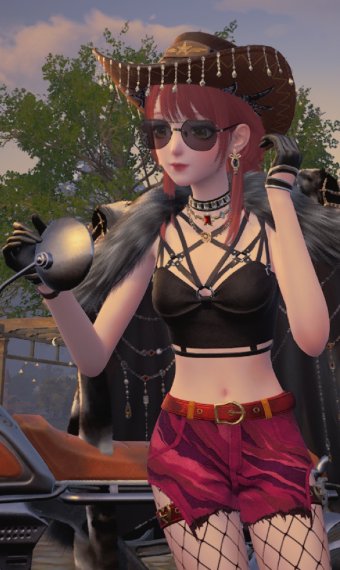 Biker Cowgirl image