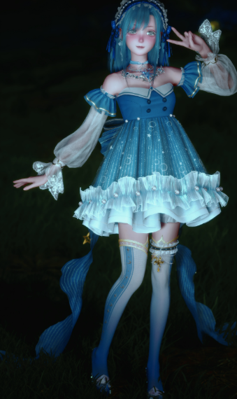 Blue doll image