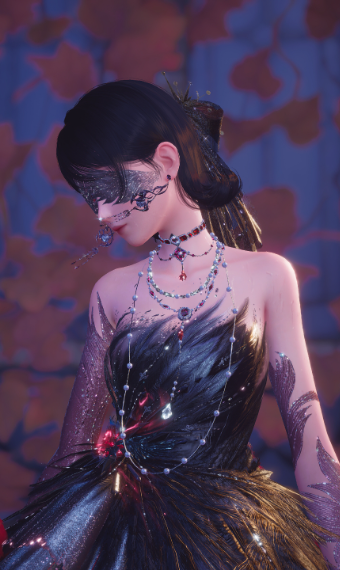 Feather gown image