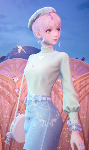 Pastel Pink & Green image