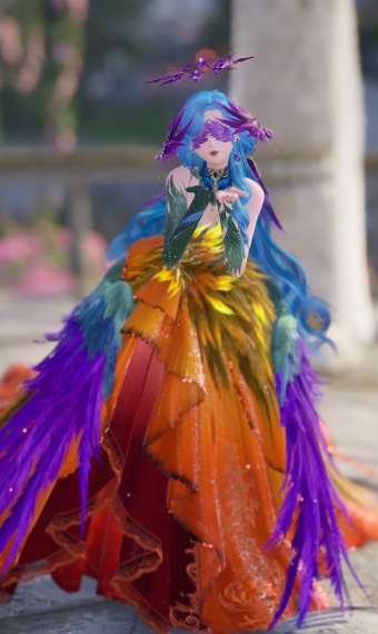 Rainbow Feathers image