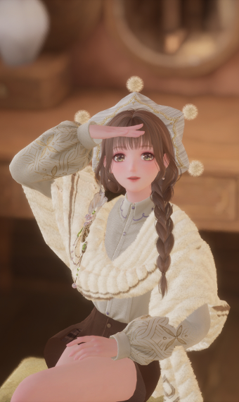 Cozy friend visit image