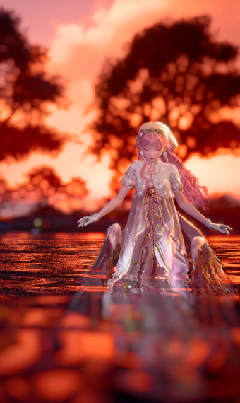 Swan inspired outfit image