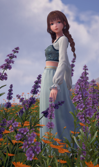 blue garden image