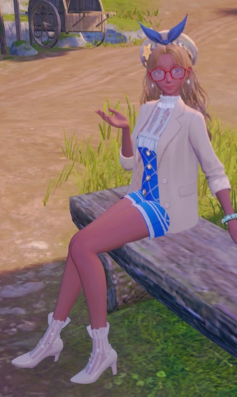 that blue dress (?) image