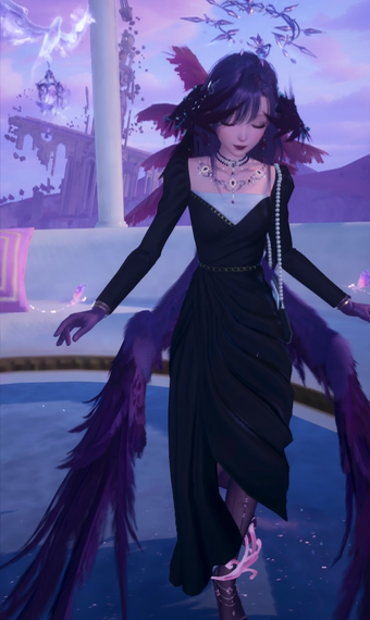Lady of ravens image