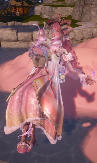 Pinkish puppet image