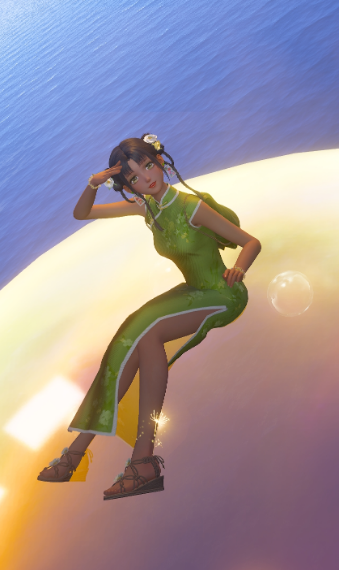 Qipao on the bubble image