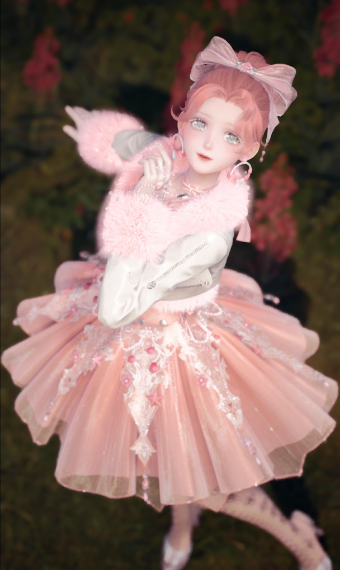 Covered in pink image