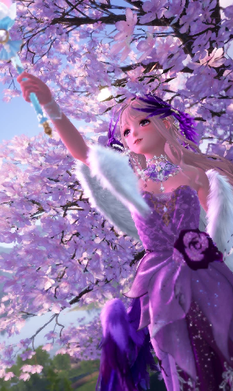 pink angel image