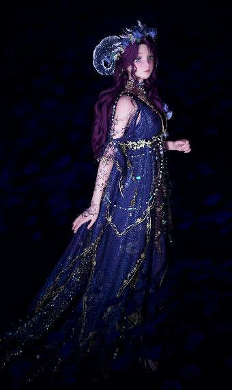Flower goddess image
