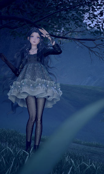 In the dark... image