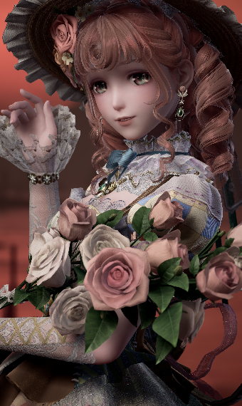 Flower lady image