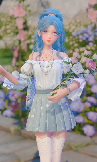 Soft blues romance image