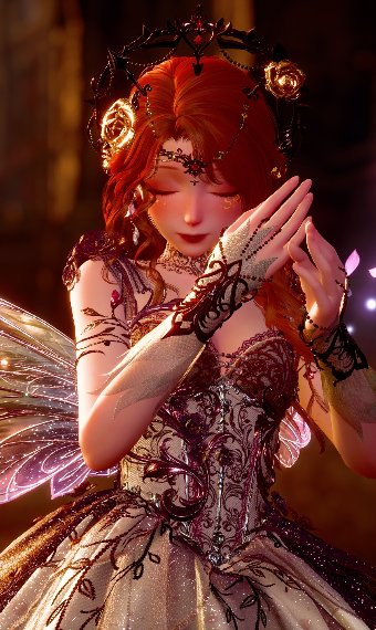 Floating Rose Fairy image