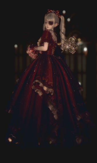 Crimson Velvet Doll image