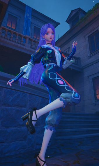 Purple fisher image