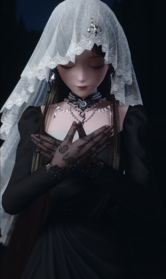 Mourning widow image