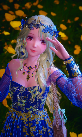 Blue forrest nymph image