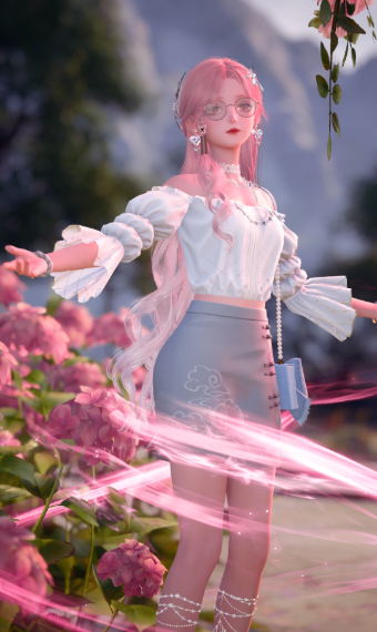 pink flower image